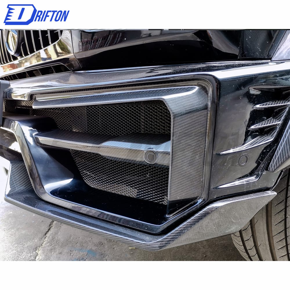 Paktechz Style Dry Carbon Fiber Front Bumper For Mercedes Benz G-Class W464 G350 G500 AMG G63 2019-2022
