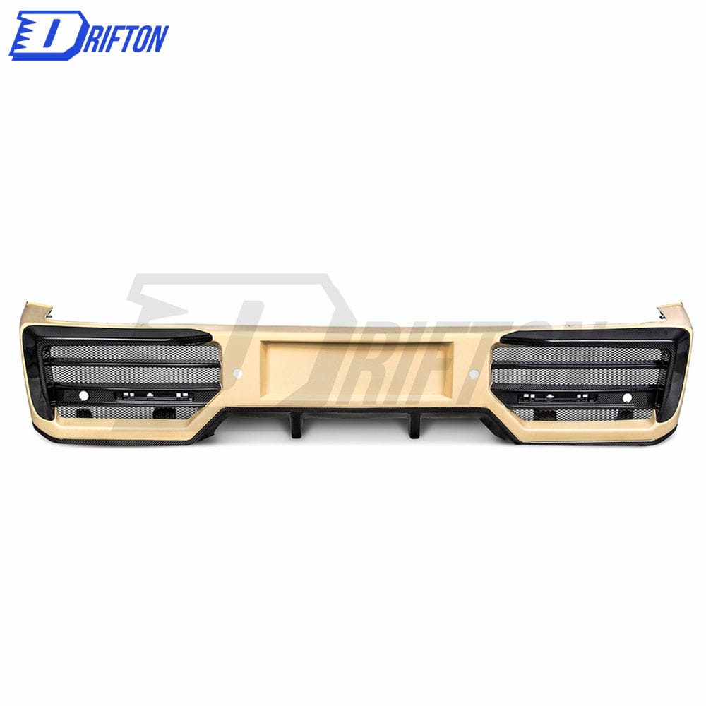 Paktechz Style Dry Carbon Fiber Rear Bumper For Mercedes Benz G-Class W464 G350 G500 AMG G63 2019-2022