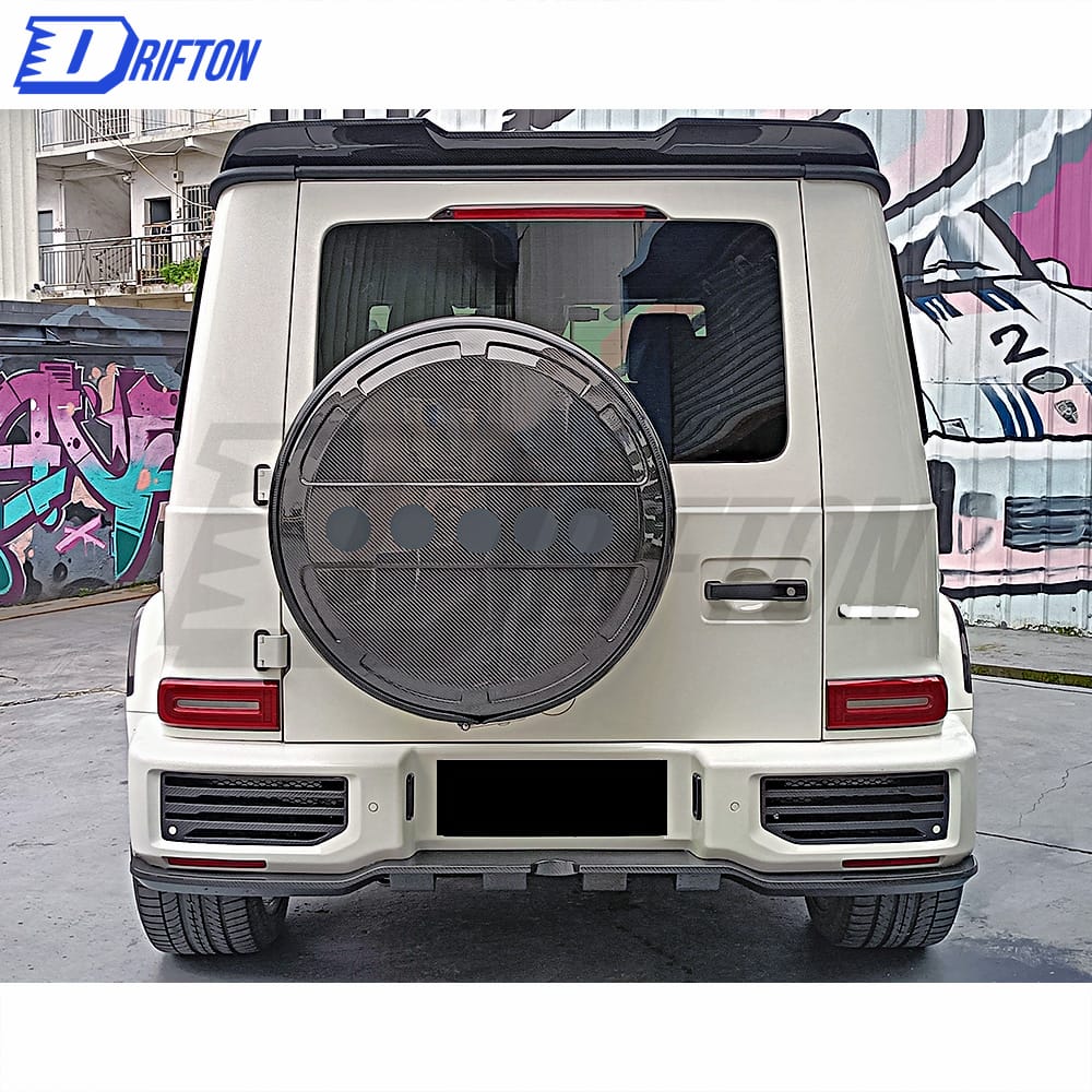 Urban Style Dry Carbon Fiber With Portion Primer Rear Bumper For Mercedes Benz G-Class W464 AMG G63 2018-2020