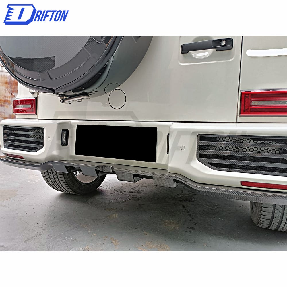 Urban Style Dry Carbon Fiber With Portion Primer Rear Bumper For Mercedes Benz G-Class W464 AMG G63 2018-2020