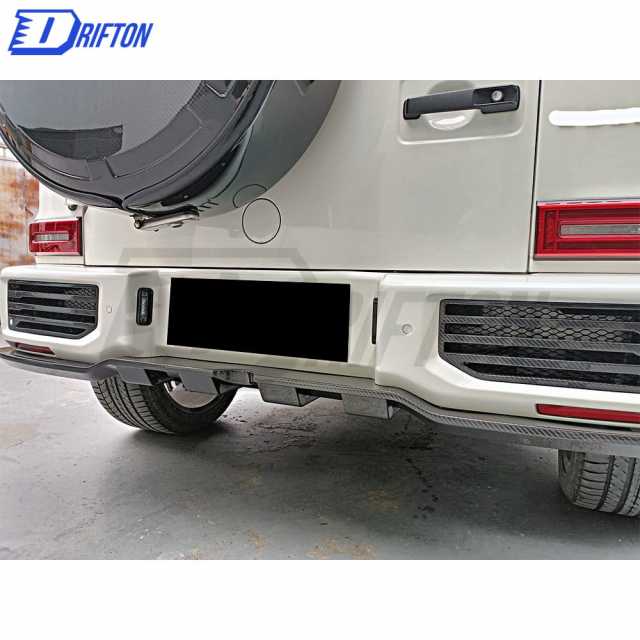 Urban Style Dry Carbon Fiber With Portion Primer Rear Bumper For Mercedes Benz G-Class W464 AMG G63 2018-2020