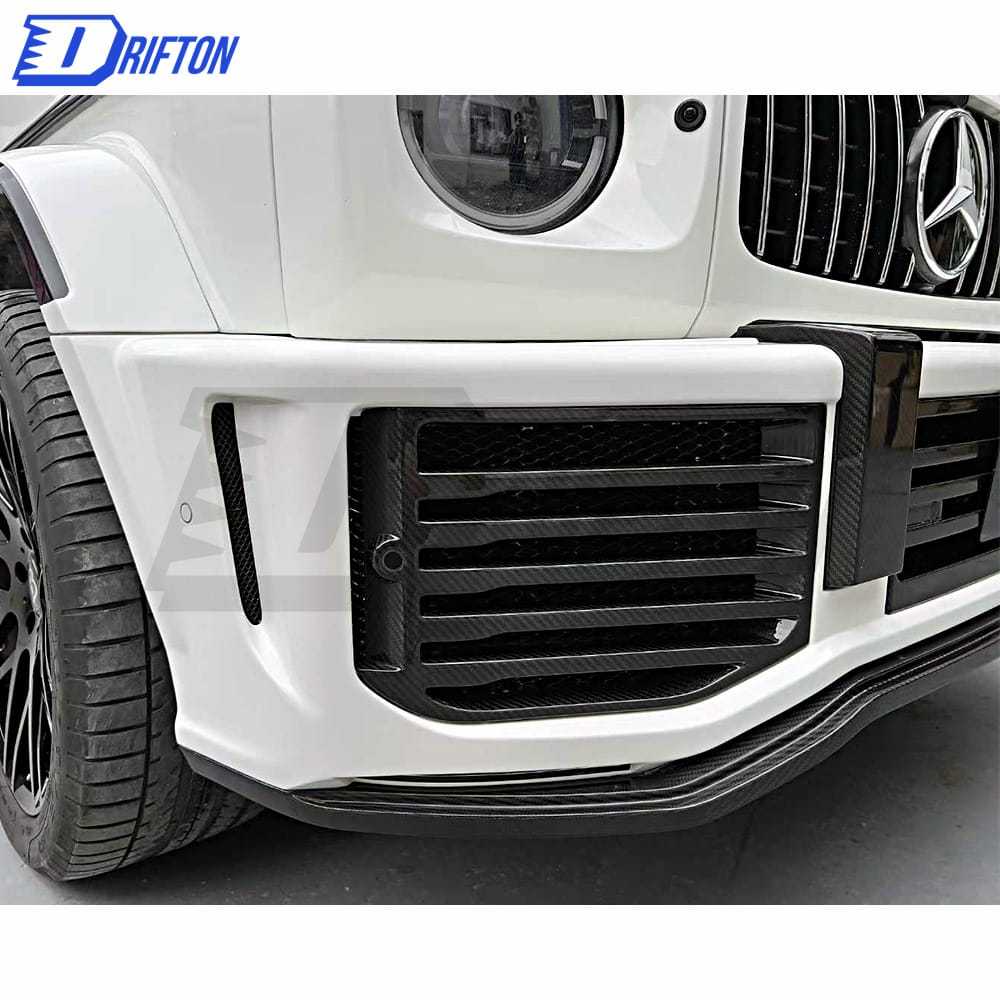 Urban Style Dry Carbon Fiber With Portion Primer Front Bumper For Mercedes Benz G-Class W464 AMG G63 2018-2020