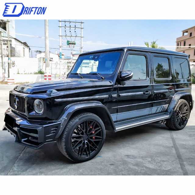 Paktechz Style Dry Carbon Fiber Front Bumper For Mercedes Benz G-Class W464 G350 G500 AMG G63 2019-2022