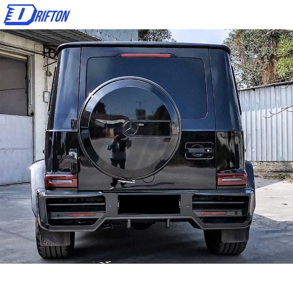 Paktechz Style Dry Carbon Fiber Wide Fender Wheel Flare Trims For Mercedes Benz G-Class W464 G350 G500 AMG G63 2019-2022
