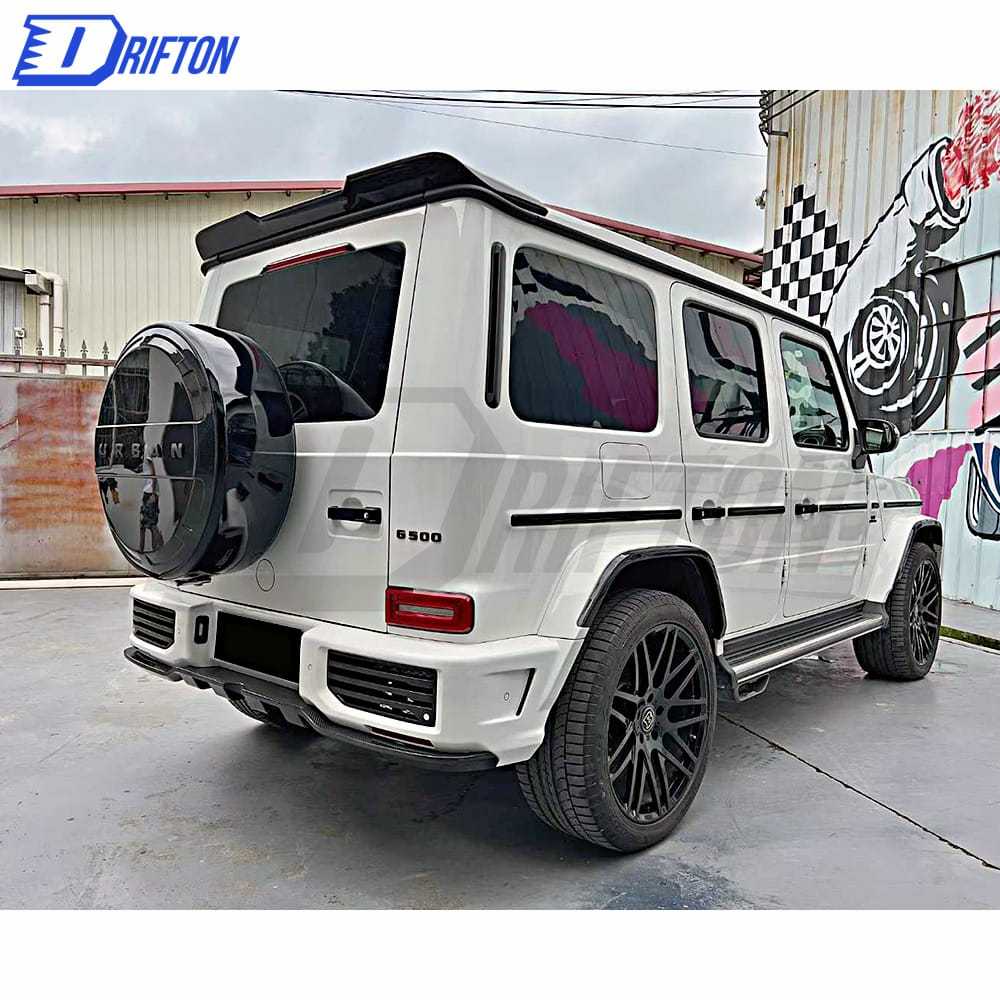 Urban Style Dry Carbon Fiber With Portion Primer Rear Bumper For Mercedes Benz G-Class W464 AMG G63 2018-2020