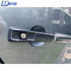 Dry Carbon Fiber Door Handle Cover For Mercedes Benz G Class W464 G63 AMG 2018-2024