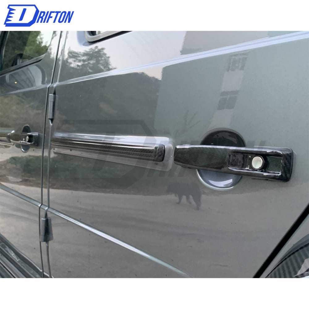 Dry Carbon Fiber Door Handle Cover For Mercedes Benz G Class W464 G63 AMG 2018-2024