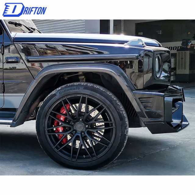 Paktechz Style Dry Carbon Fiber Front Bumper For Mercedes Benz G-Class W464 G350 G500 AMG G63 2019-2022