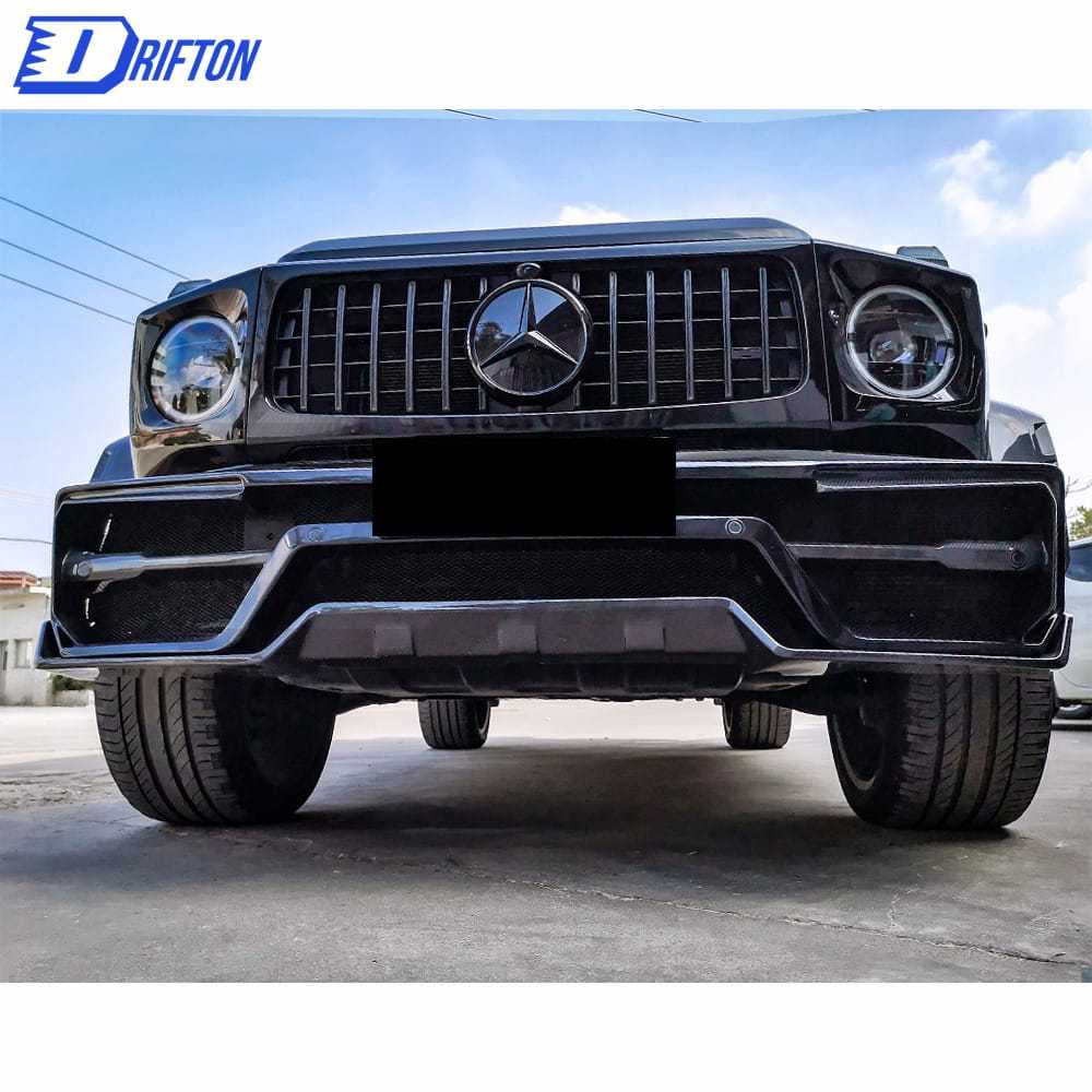 Paktechz Style Dry Carbon Fiber Front Bumper For Mercedes Benz G-Class W464 G350 G500 AMG G63 2019-2022