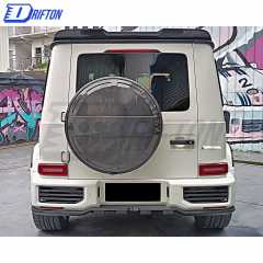 Urban Style Dry Carbon Fiber Wheel Spare Tire Cover For Mercedes Benz G-Class W464 AMG G63 2018-2020
