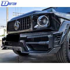 Paktechz Style Dry Carbon Fiber Wide Fender Wheel Flare Trims For Mercedes Benz G-Class W464 G350 G500 AMG G63 2019-2022