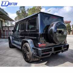 Paktechz Style Dry Carbon Fiber Rear Bumper For Mercedes Benz G-Class W464 G350 G500 AMG G63 2019-2022