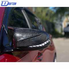 NEW Style ABS+Carbon Fiber Mirror Cover For INFINITI Q50 2017-2022
