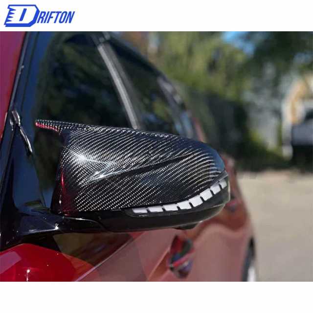 NEW Style ABS+Carbon Fiber Mirror Cover For INFINITI Q50 2017-2022