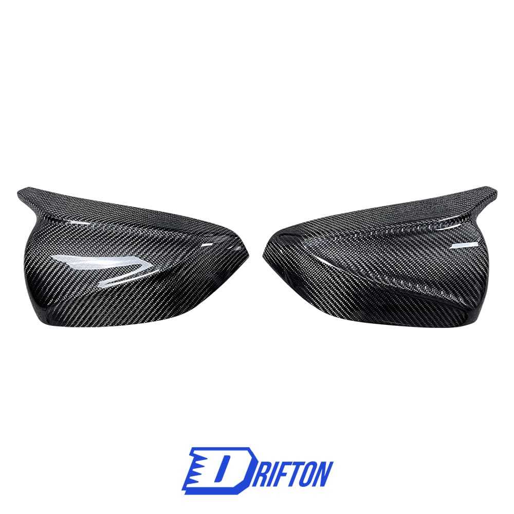 NEW Style ABS+Carbon Fiber Mirror Cover For INFINITI Q50 2018-2024