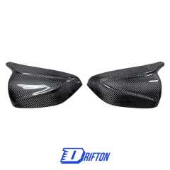 NEW Style ABS+Carbon Fiber Mirror Cover For INFINITI Q50 2018-2024