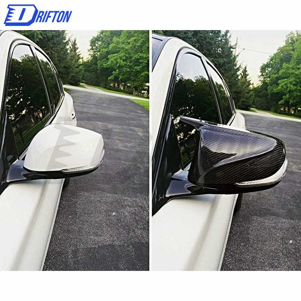 NEW Style ABS+Carbon Fiber Mirror Cover For INFINITI Q50 2017-2022
