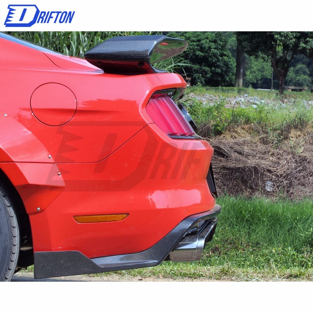 CMST V2 Style Carbon Fiber Rear Spoiler For Ford Mustang 2015-2017