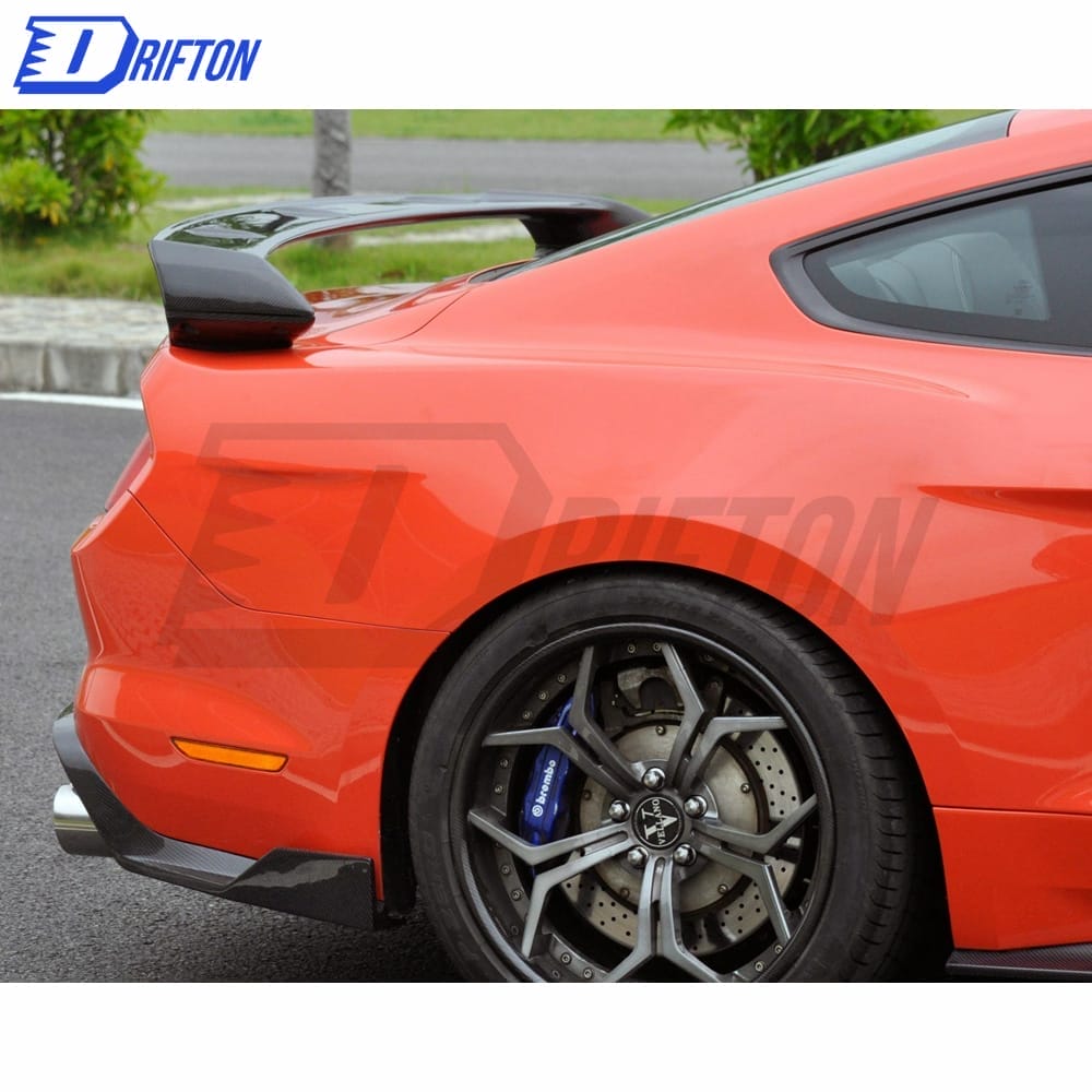 CMST V2 Style Carbon Fiber Rear Spoiler For Ford Mustang 2015-2017
