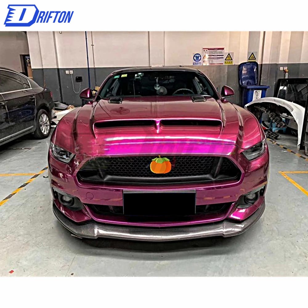 CVN Style Carbon Fiber Hood For Ford Mustang 2015-2017