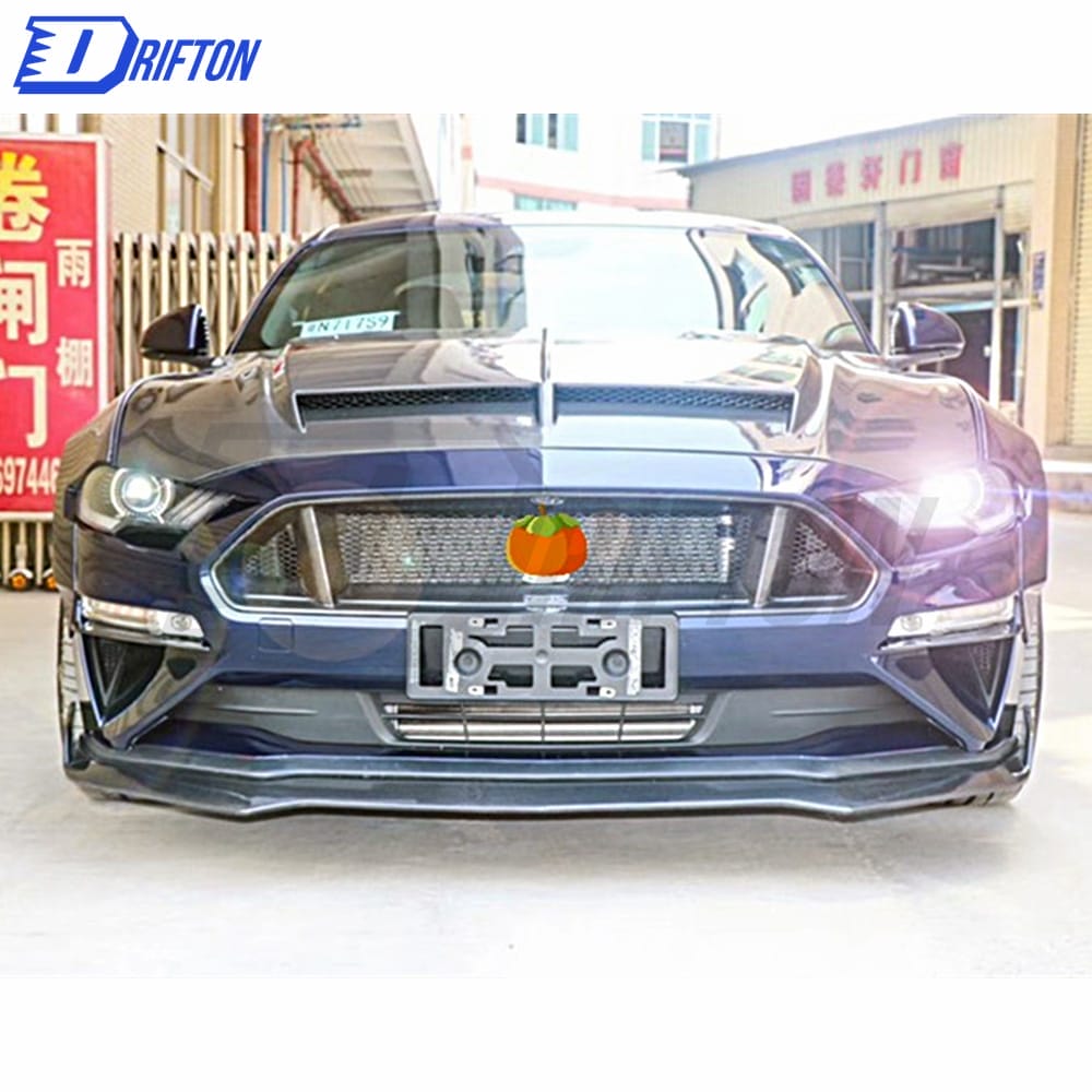 CVN Style Carbon Fiber Hood For Ford Mustang 2015-2017