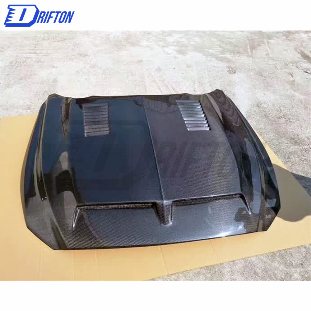 CVN Style Carbon Fiber Hood For Ford Mustang 2015-2017