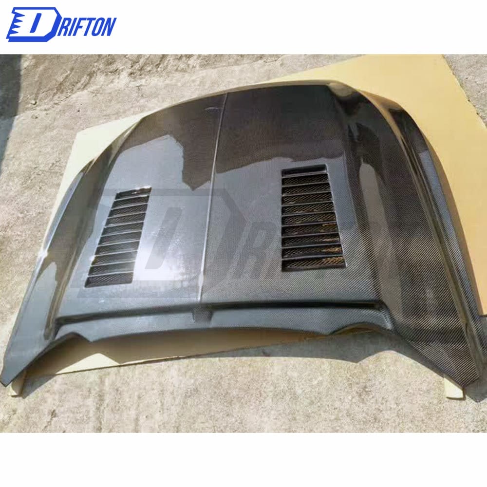 CVN Style Carbon Fiber Hood For Ford Mustang 2015-2017
