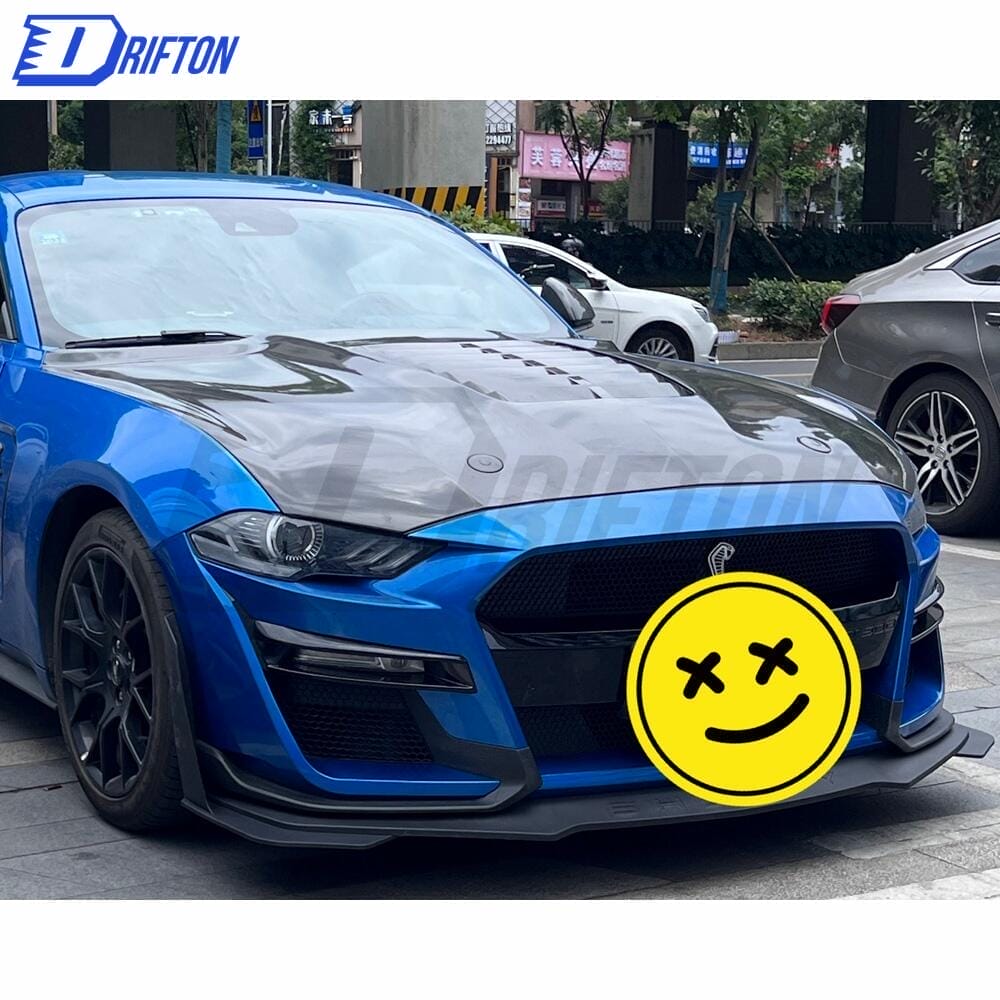 GT500 Style Carbon Fiber Hood For Mustang 2018-2023