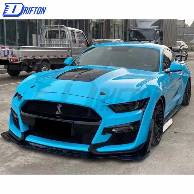 GT500 Style Half Carbon Fiber Hood For Ford Mustang 2015-2017