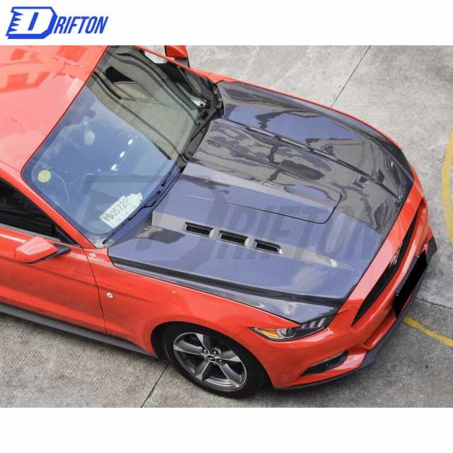 CMST V4 Style Carbon Fiber Hood For Ford Mustang 2015-2017