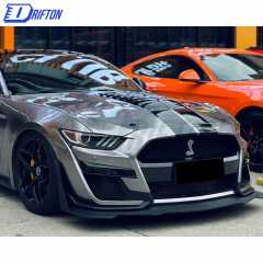 GT500 Style Half Carbon Fiber Hood For Ford Mustang 2015-2017