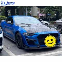GT500 Style Carbon Fiber Hood For Ford Mustang 2018-2023