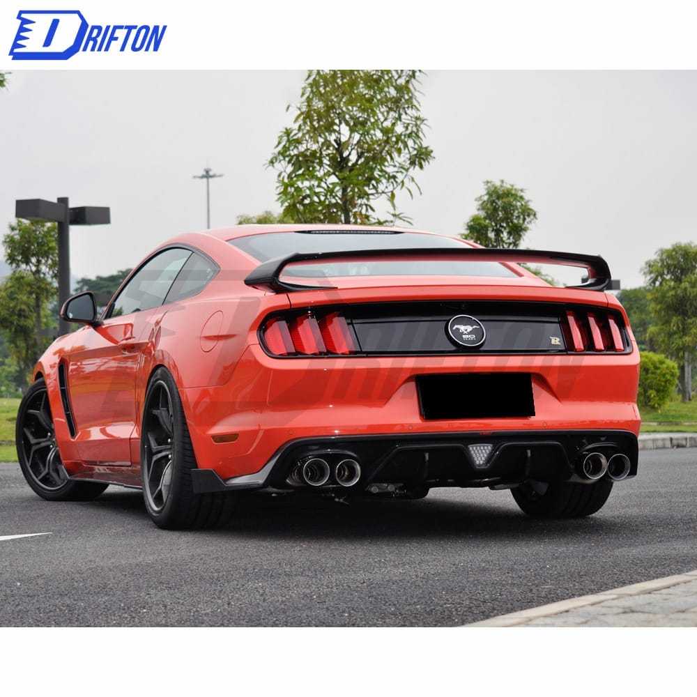 CMST V2 Style Carbon Fiber Rear Spoiler For Ford Mustang 2015-2017