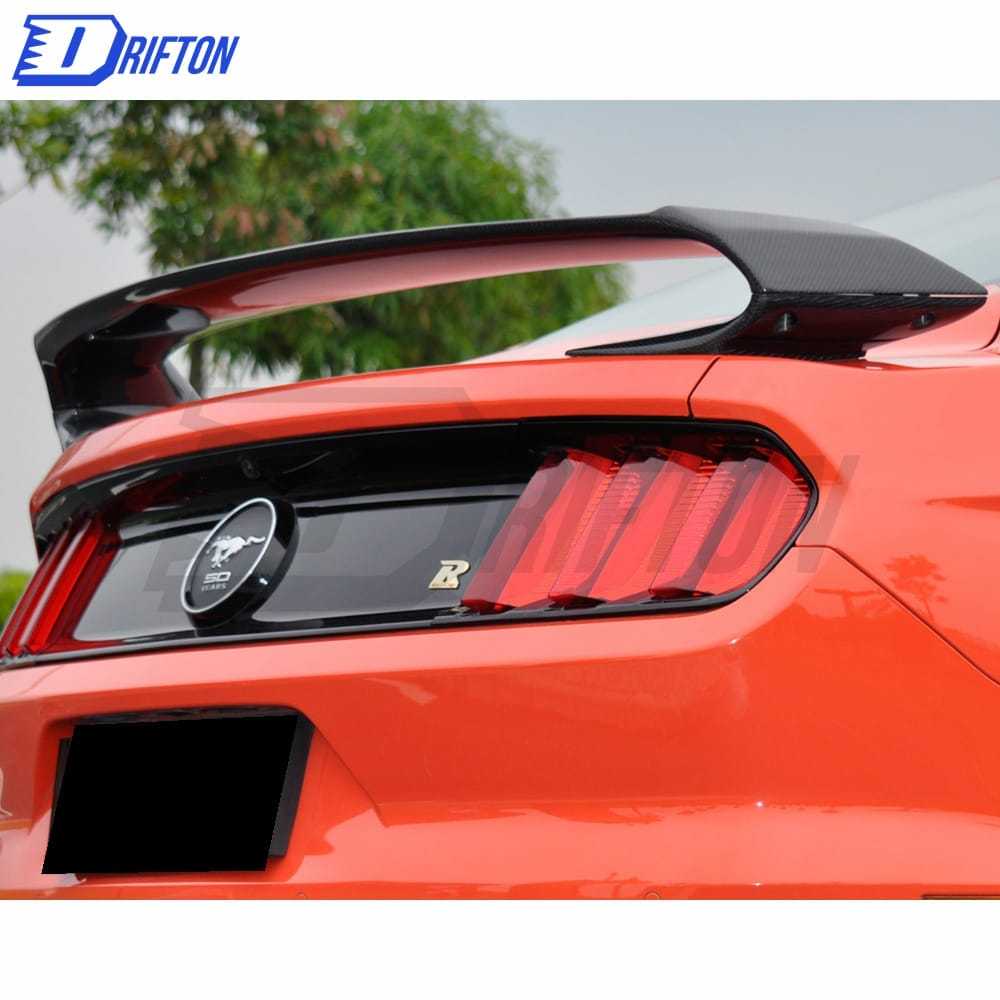 CMST V2 Style Carbon Fiber Rear Spoiler For Ford Mustang 2015-2017