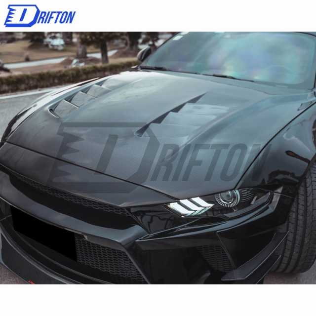 CMST Style Carbon Fiber Hood For Ford Mustang 2018-2023