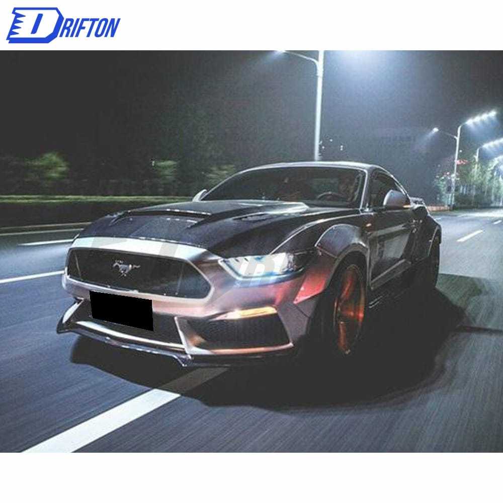CMST V3 Style Carbon Fiber Hood For Ford Mustang 2015-2017