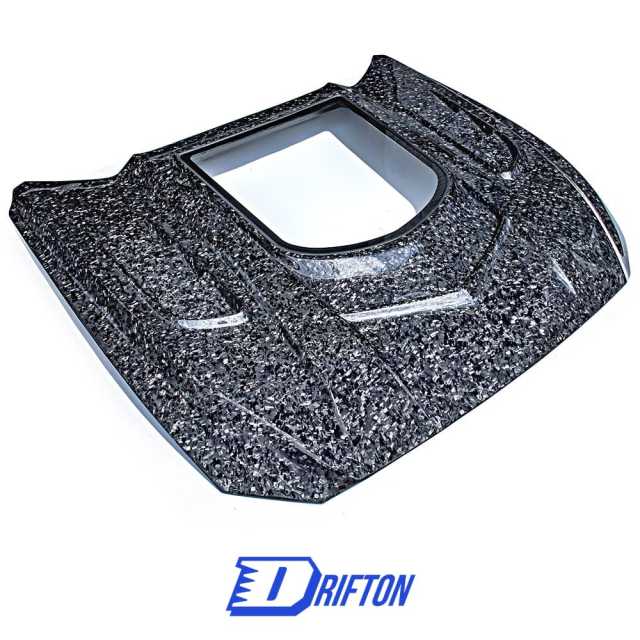 CMST V1 Transparent Style Forged Carbon Fiber With Glass Hood For Ford Mustang 2015-2017