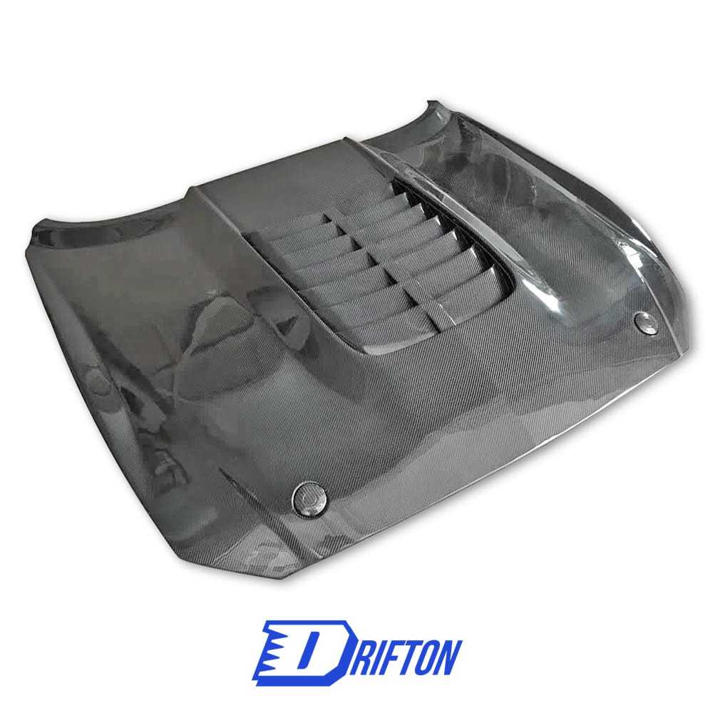 GT500 Style Carbon Fiber Hood For Ford Mustang Gen6 S550.1 2015-2017