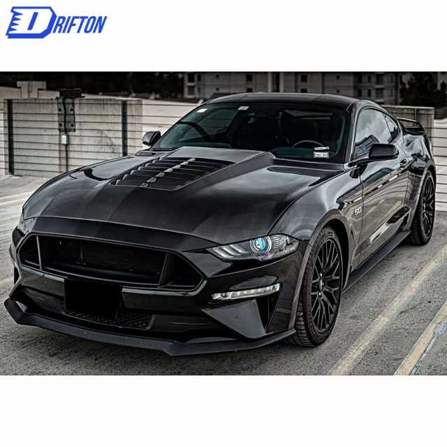 GT500 Style Carbon Fiber Hood For Ford Mustang 2015-2017
