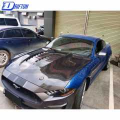 GT500 Style Carbon Fiber Hood For Ford Mustang 2015-2017