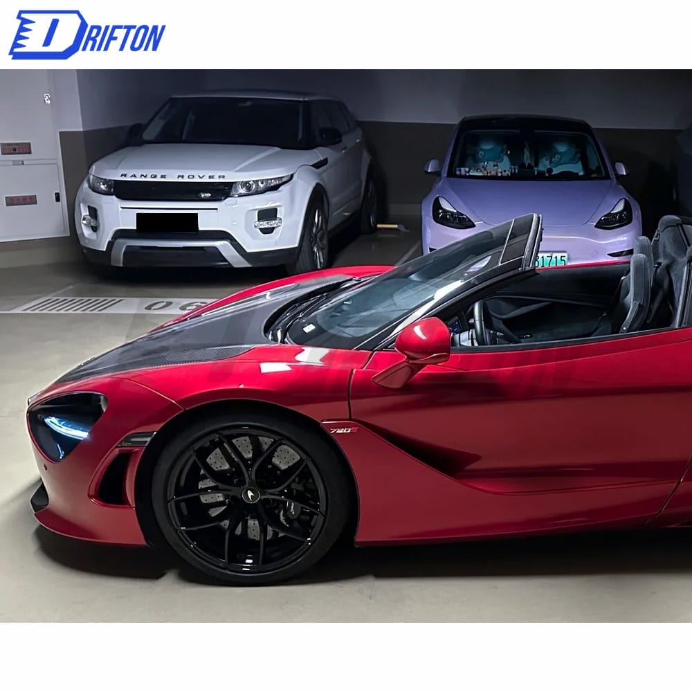 OEM Style Dry Carbon Fiber Hood For Mclaren 720S