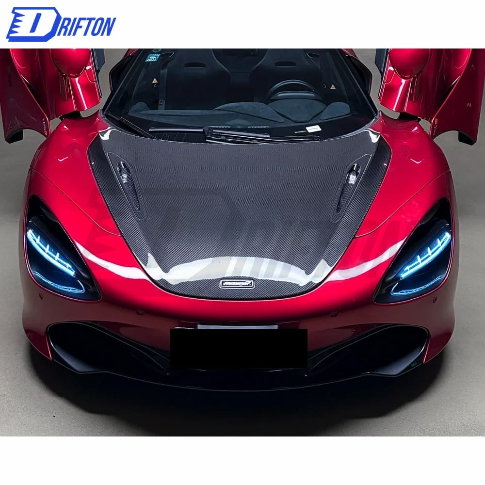 OEM Style Dry Carbon Fiber Hood For Mclaren 720S