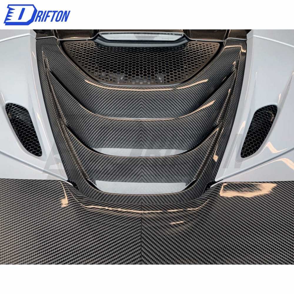OEM Style Dry Carbon Fiber Engine Compartment Cover-2 For Mclaren 720S Spider