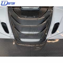 OEM Style Dry Carbon Fiber Engine Compartment Cover-2 For Mclaren 720S Spider
