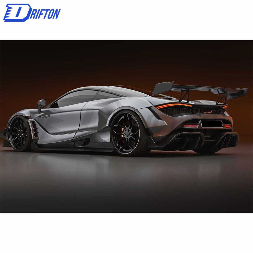 Prior Design Style Dry Carbon Fiber Rear Spoiler For Mclaren 720S
