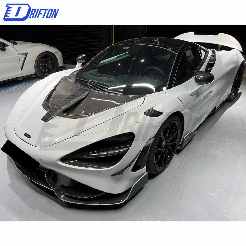 Novitec Style Dry Carbon Fiber With Portion Primer Hood For Mclaren 720S