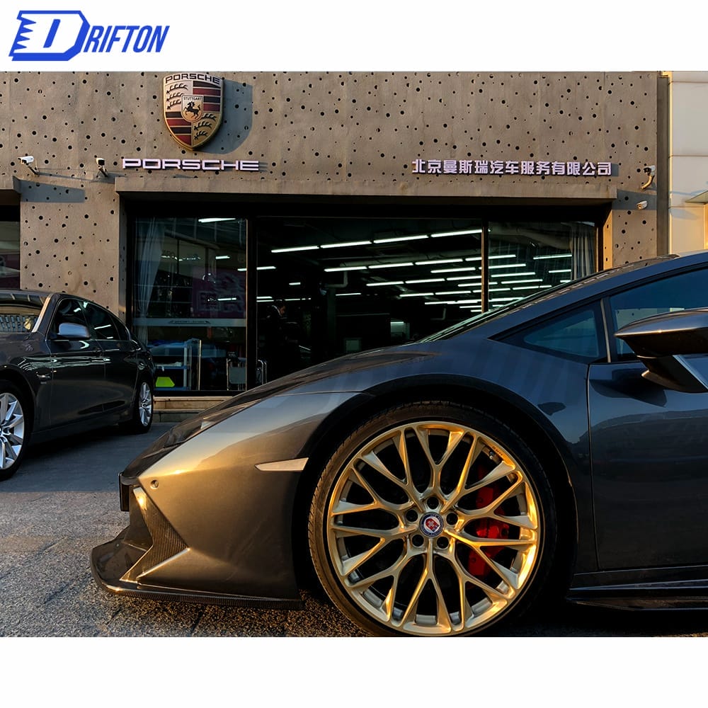 Vorsteiner-Style Dry Carbon Fiber Front Bumper For Lamborghini Huracan LP610-4 2014-2018 (8)