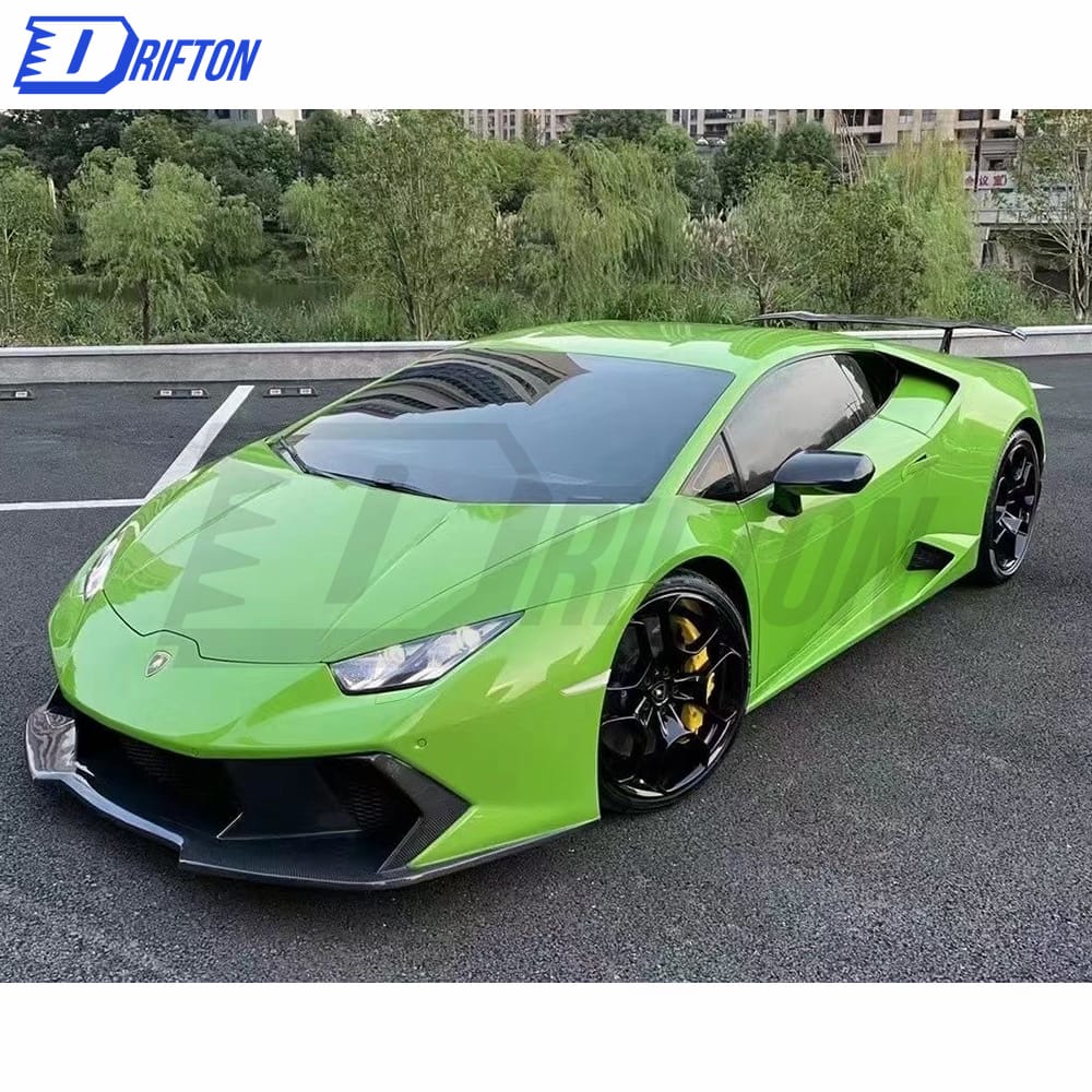 Vorsteiner-Style Dry Carbon Fiber Front Bumper For Lamborghini Huracan LP610-4 2014-2018 (8)