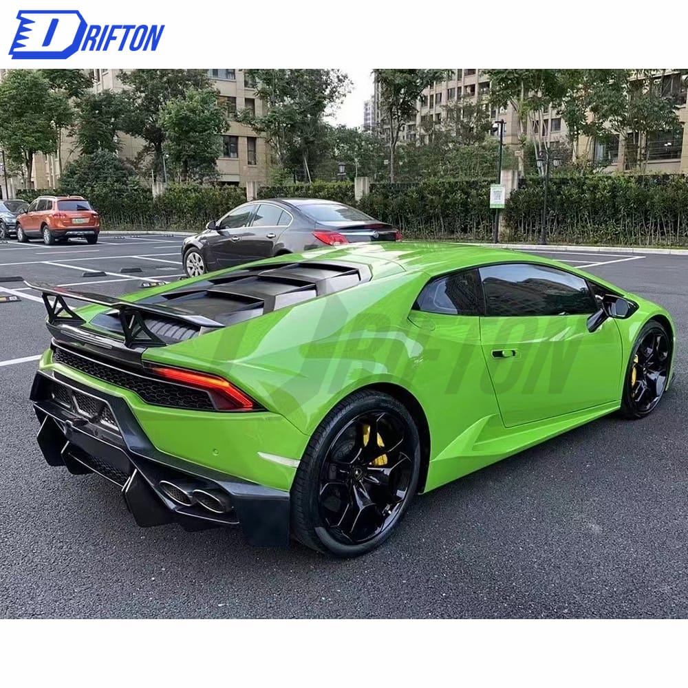 Vorsteiner-Style Dry Carbon Fiber Front Bumper For Lamborghini Huracan LP610-4 2014-2018 (8)