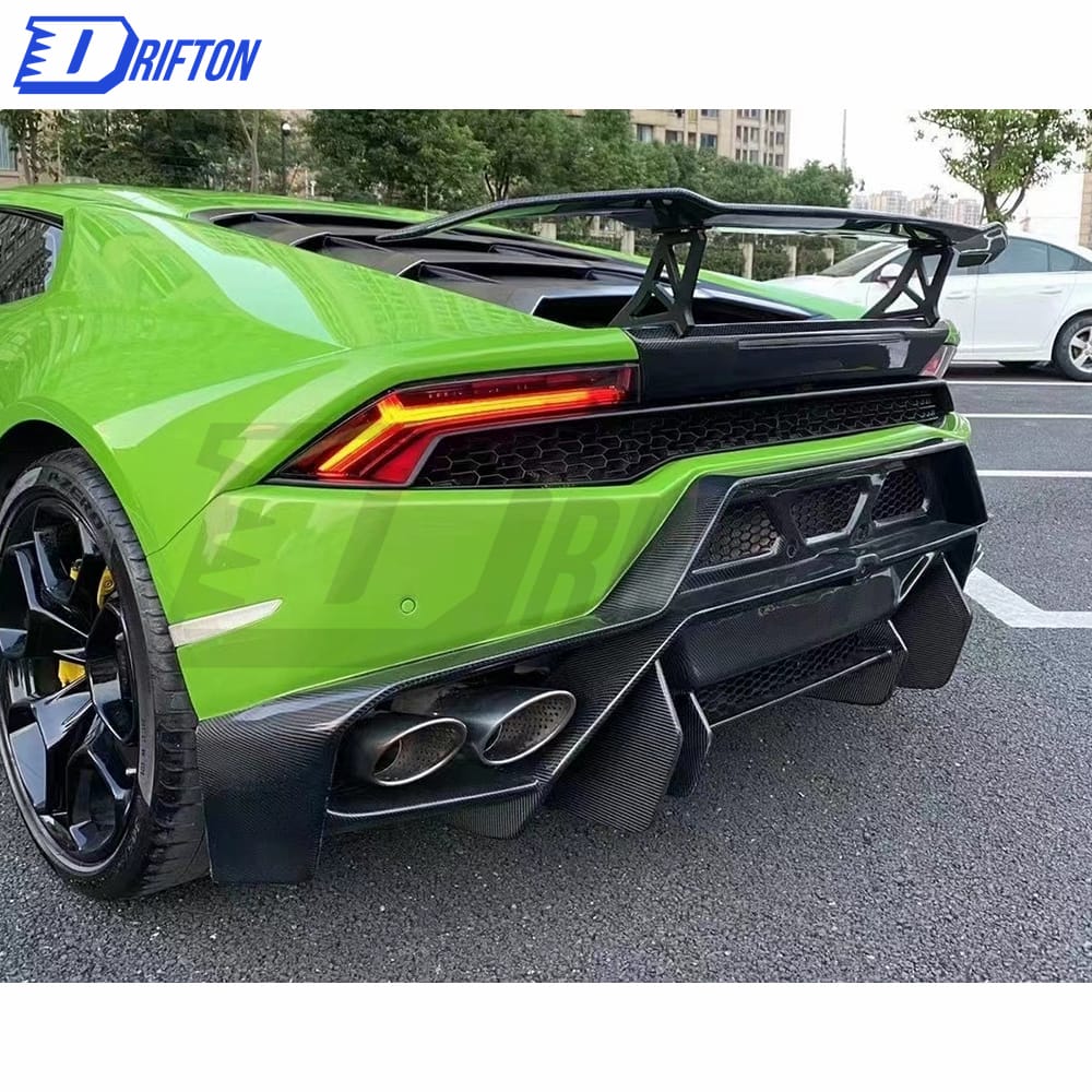 Vorsteiner-Style Dry Carbon Fiber Front Bumper For Lamborghini Huracan LP610-4 2014-2018 (8)